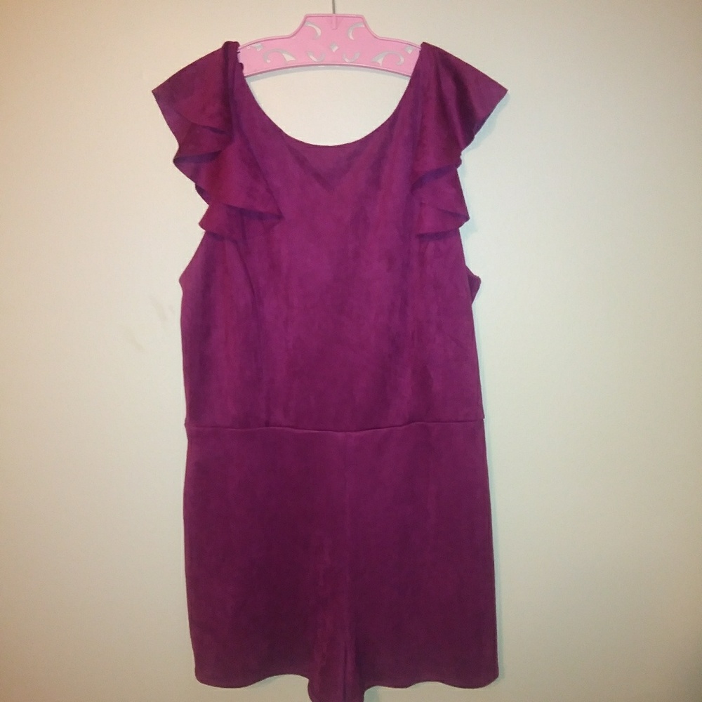 She and Sky Romper NWOT